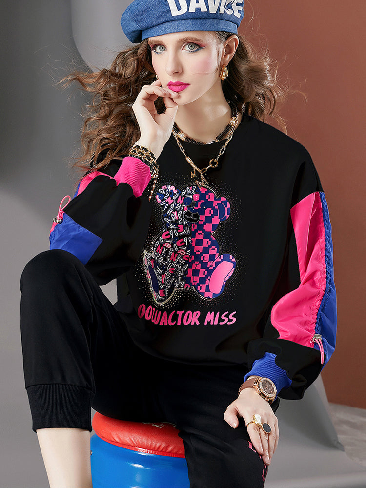 Women's streetwear sweatshirt